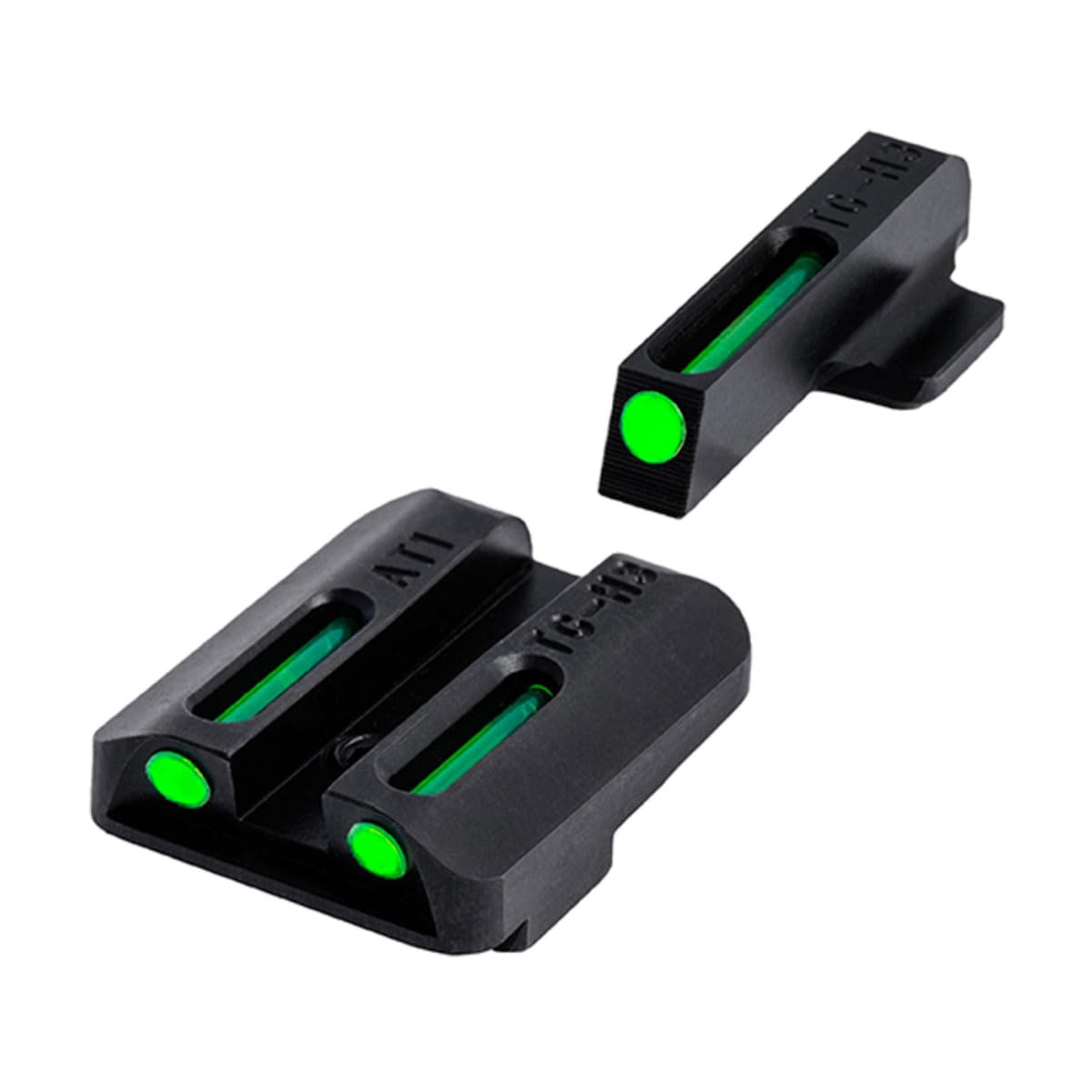 TRUGLO TFO Tritium & Fiber-Optic Handgun Sight - Durable Snag-Resistant Glowing Night Sight for Kahr Arms Handguns | Perfect for Low-Light Shooting & Self-Defense