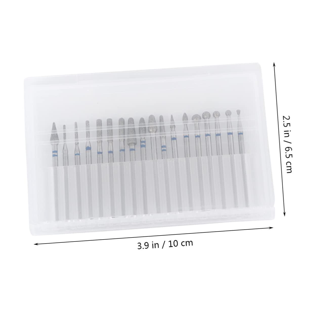 Beavorty 18pcs Nail Drill Bits Set - Professional Manicure Sanding Heads & Cuticle Kit for Home & Salon Use - Perfect for Acrylic, Gel, and Natural Nails