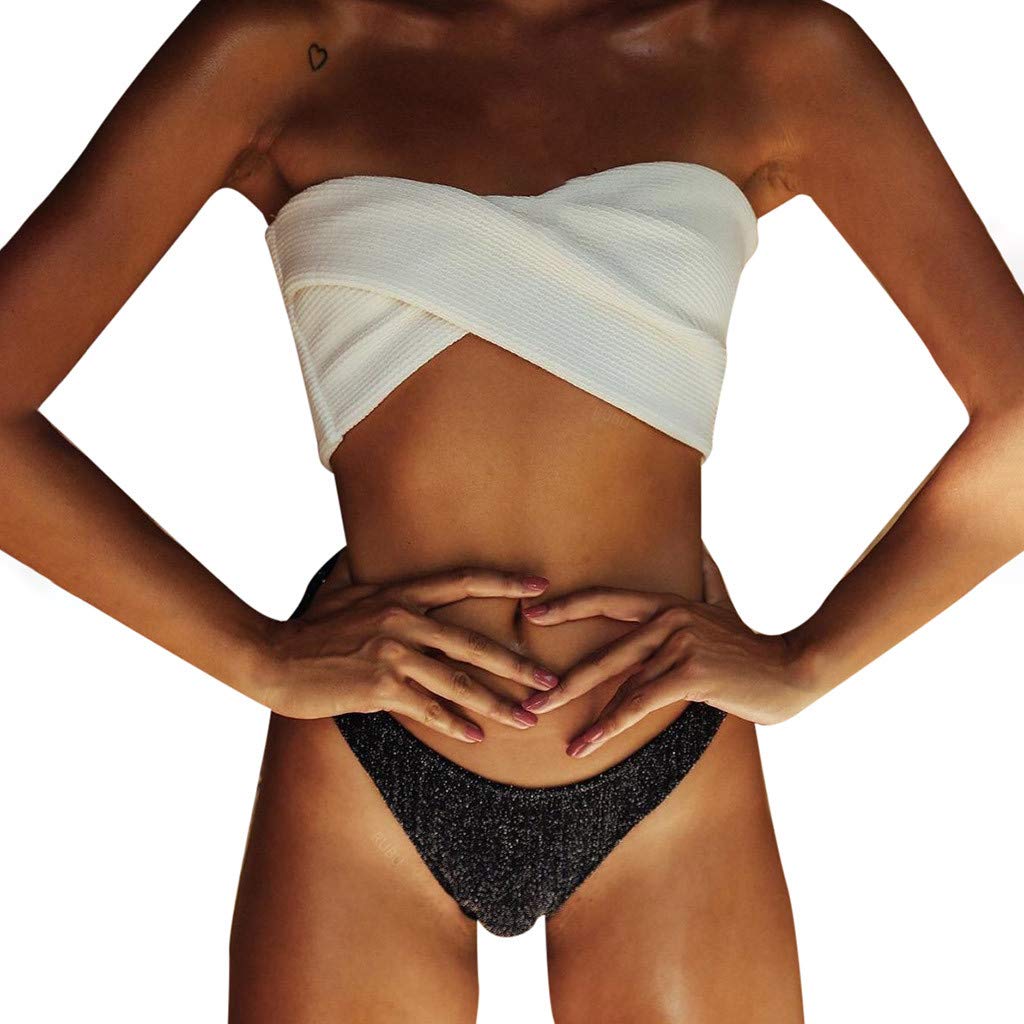 Women's Sexy Irregular Print Bikini Set - High Waist Swimwear with Tankini Top & Board Shorts for Beach, Pool, and Summer Vacation