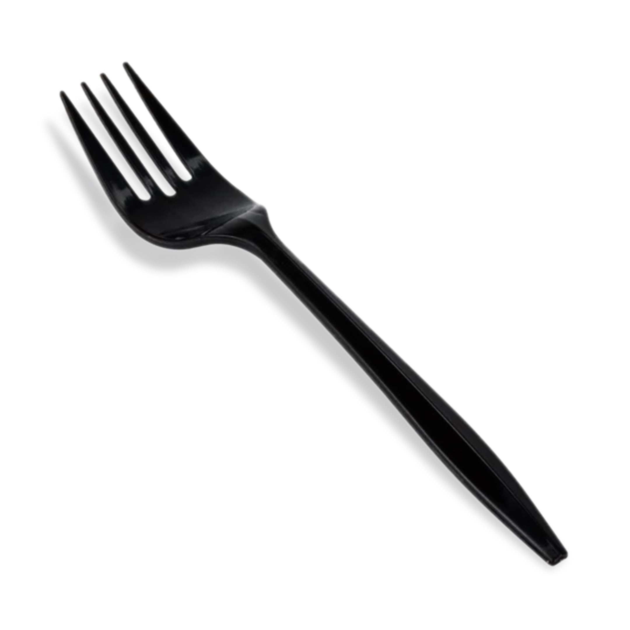 Heavy Duty Black Disposable Plastic Forks - 1000 Count Bulk Pack | Individually Wrapped Cutlery for BBQ, Parties, Catering, Office Events & Restaurants | Durable & Eco-Friendly Disposable Utensils for Outdoor Dining, Picnics & Large Gatherings