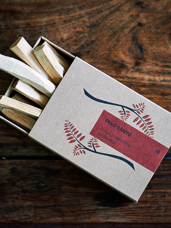 Premium Palo Santo Sticks - 10 Pack | Natural Incense for Meditation, Yoga & Relaxation | Handcrafted Spiritual Smudge Sticks for Home Cleansing & Positive Energy