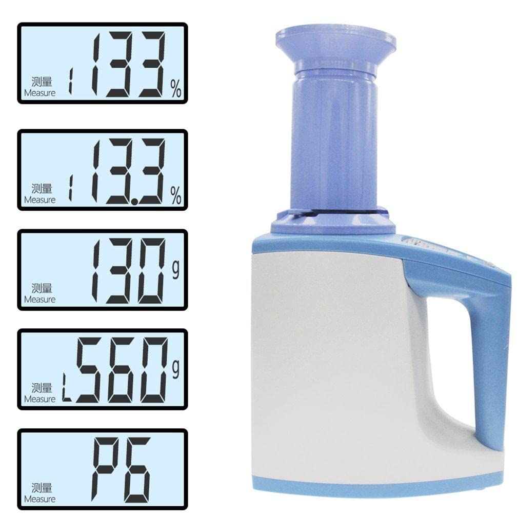 Smart Grain Moisture Meter - Portable Digital Moisture Tester for 16 Grains (Coffee, Rice, Wheat, Corn, Soybean) - Perfect for Farmers, Home Gardeners & Food Storage