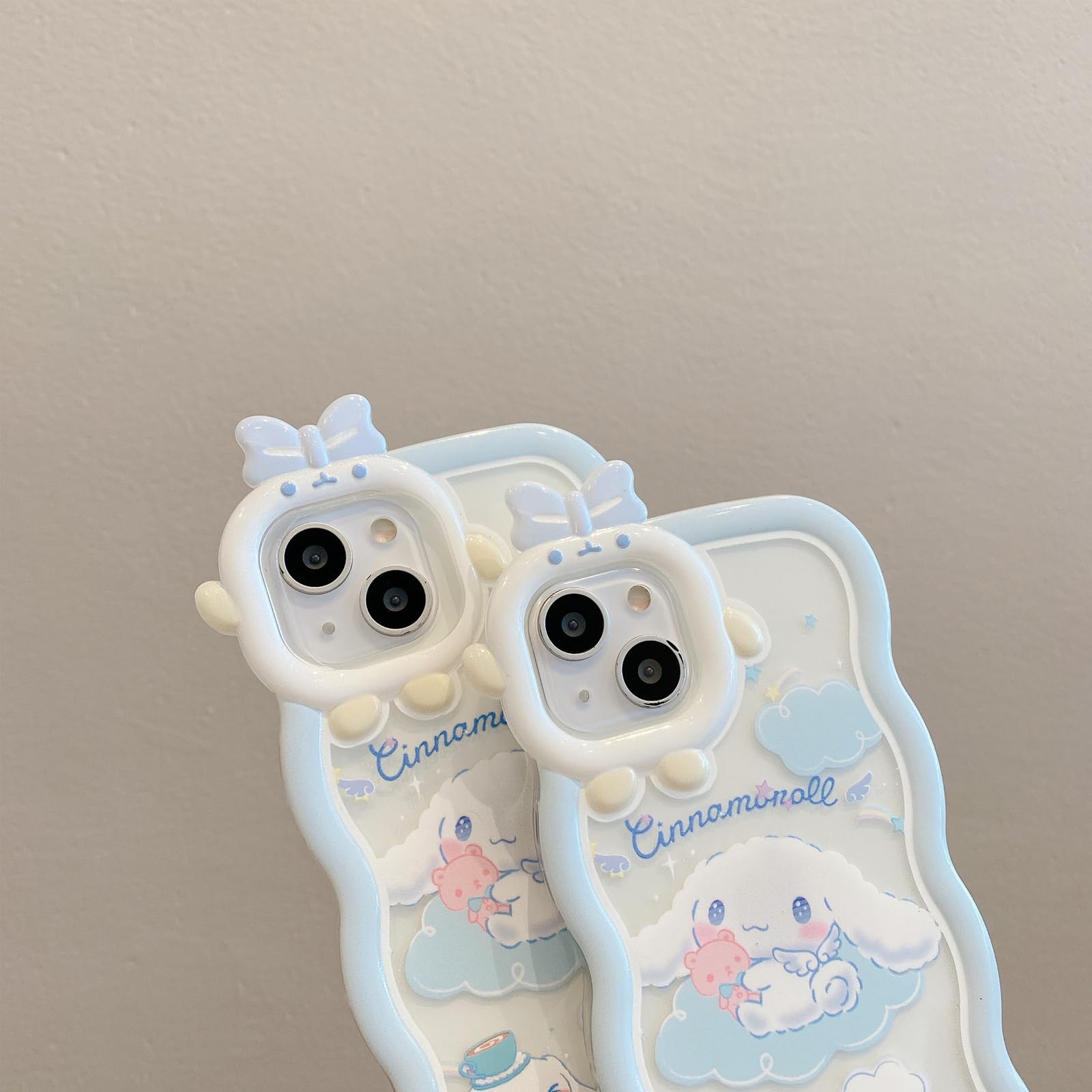 Cute Clear Silicone Phone Case for iPhone 13 - Kawaii Protective Cover for Women & Girls | Perfect for Everyday Use, School, Work & Travel