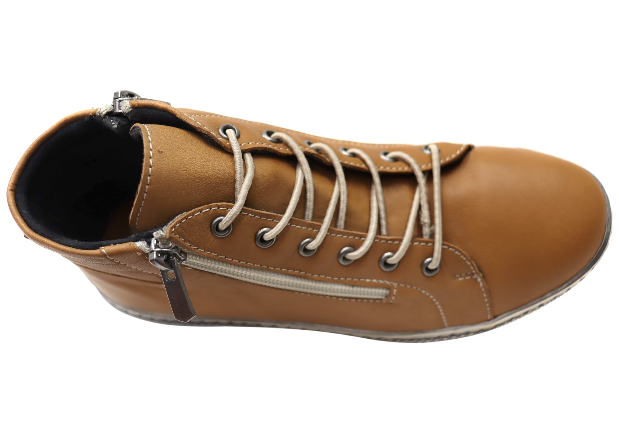 Orizonte Akari Women's Comfortable Leather Ankle Boots - European Style for Casual Wear, Office & Outdoor Walking