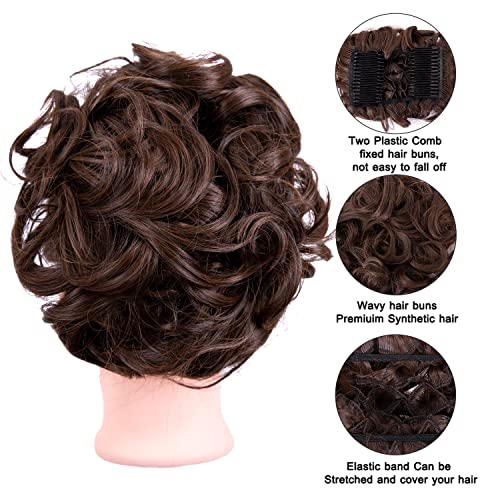 Messy Bun Hair Clip - Perfect for Curly Hair, Easy Chignon Updo for Women | Great for Work, Parties & Everyday Wear