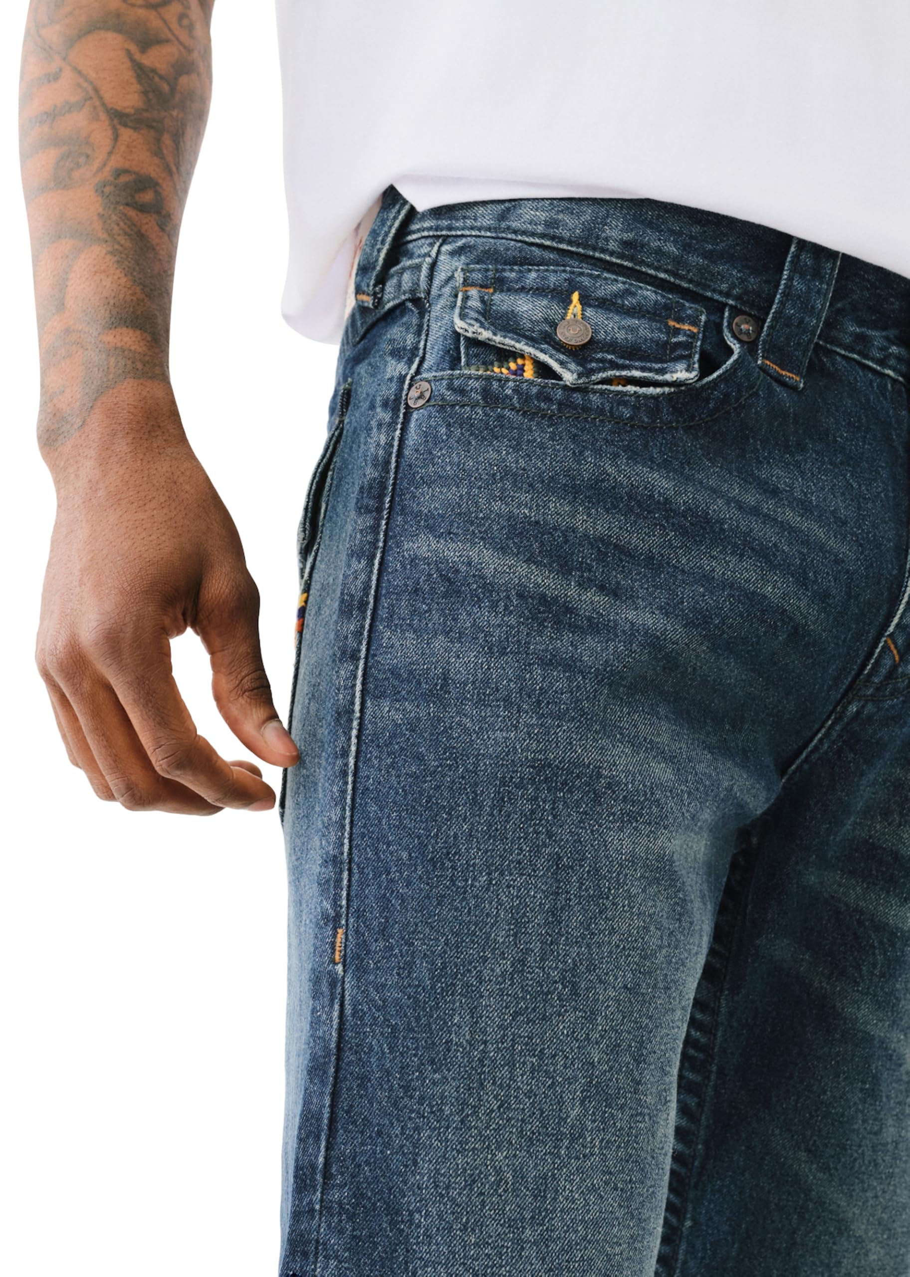 True Religion Men's Ricky SN Flap 1/2