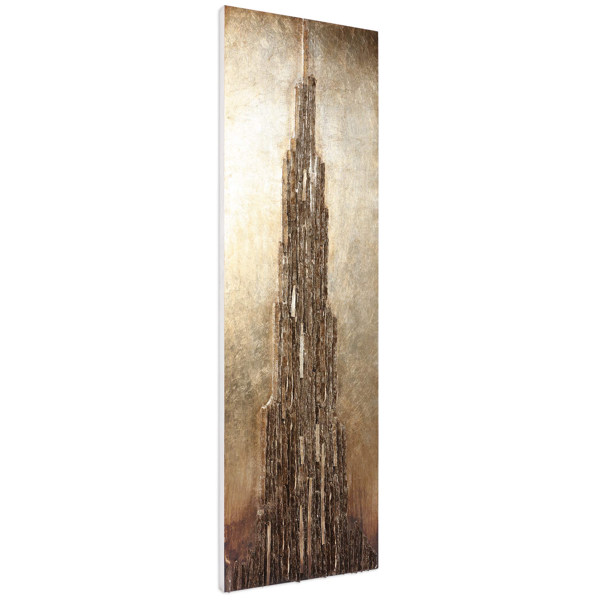 Empire Art Direct 3D Wood Wall Art with Gold Leaf - 72