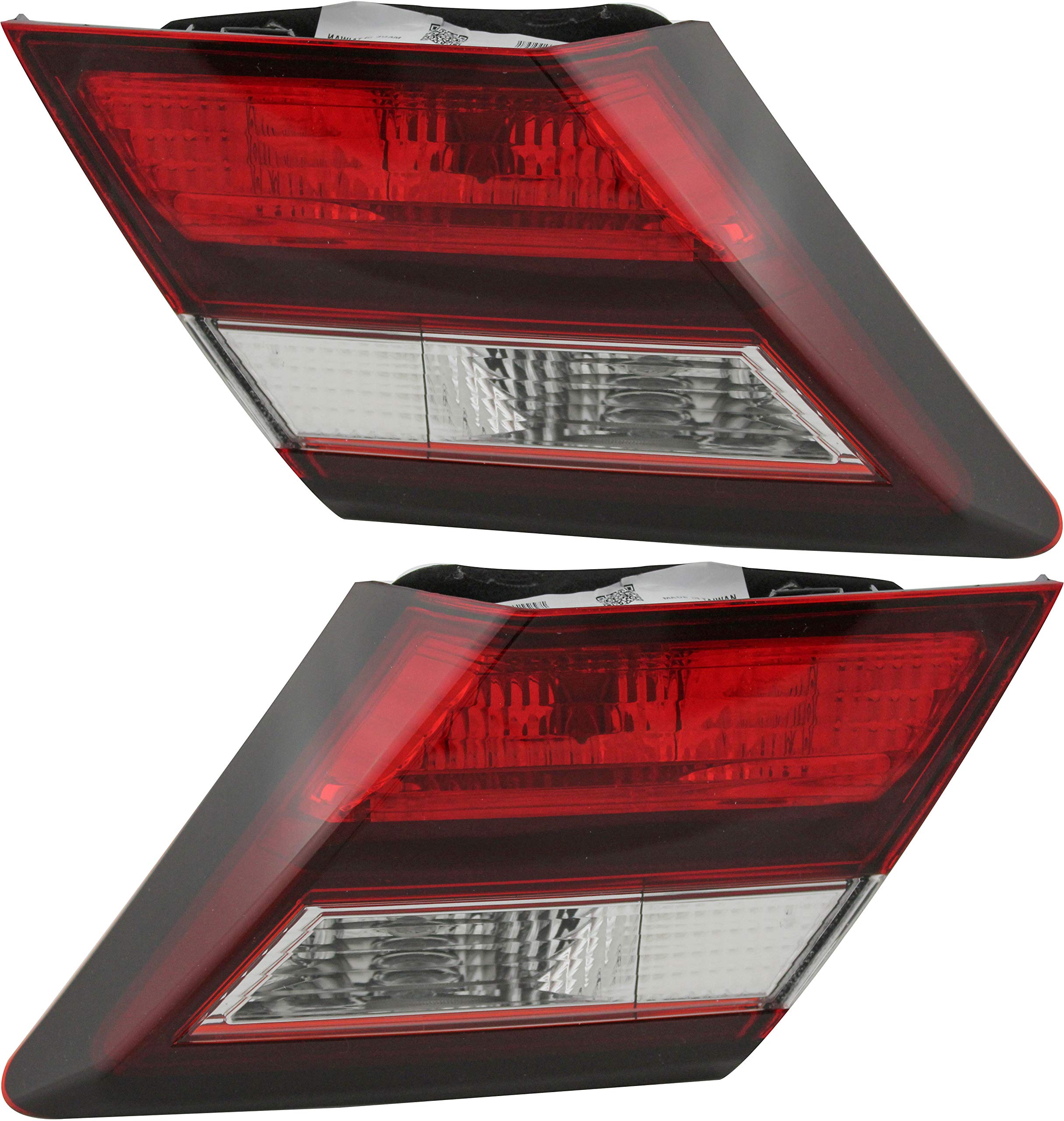 Honda Civic Sedan Inner Tail Lights Lamps Set - Compatible with 2013 2014 2015 Models - Driver & Passenger Side Replacement - Enhance Nighttime Visibility & Safety