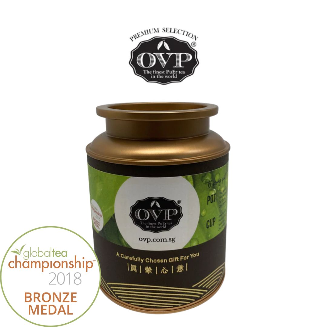 Premium Jasmine Green Tea - Award-Winning Old Village Sanpin Glory - Organic Loose Leaf Tea for Relaxation, Meditation & Afternoon Tea Time