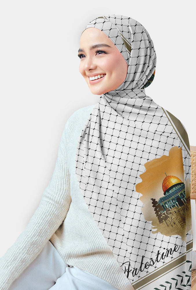 Stylish Chiffon Printed Rectangular Scarf - Lightweight Fashion Accessory for Women, Perfect for Office, Travel and Special Occasions