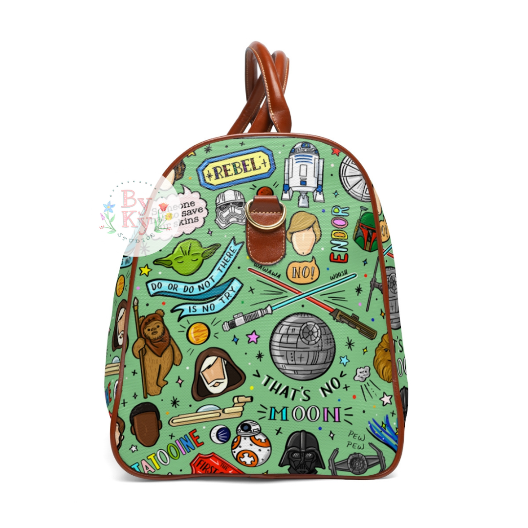 PREORDER: Star Wars Themed Waterproof Duffle Bag for Travel, Gym & Outdoor Adventures - Lightweight & Spacious Carry-On Luggage