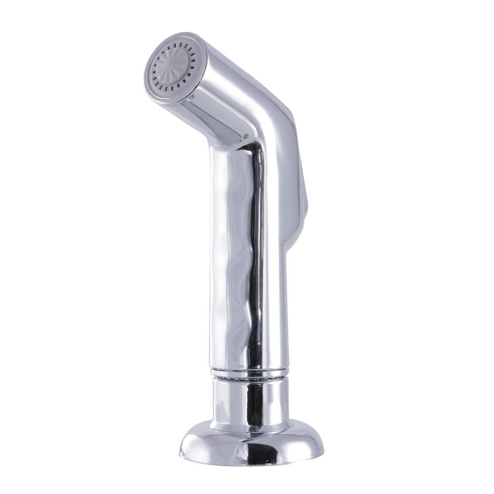 Kingston Brass KBS821SP Polished Chrome Kitchen Faucet with Side Sprayer - Perfect for Modern Kitchens, Dishwashing & Food Prep