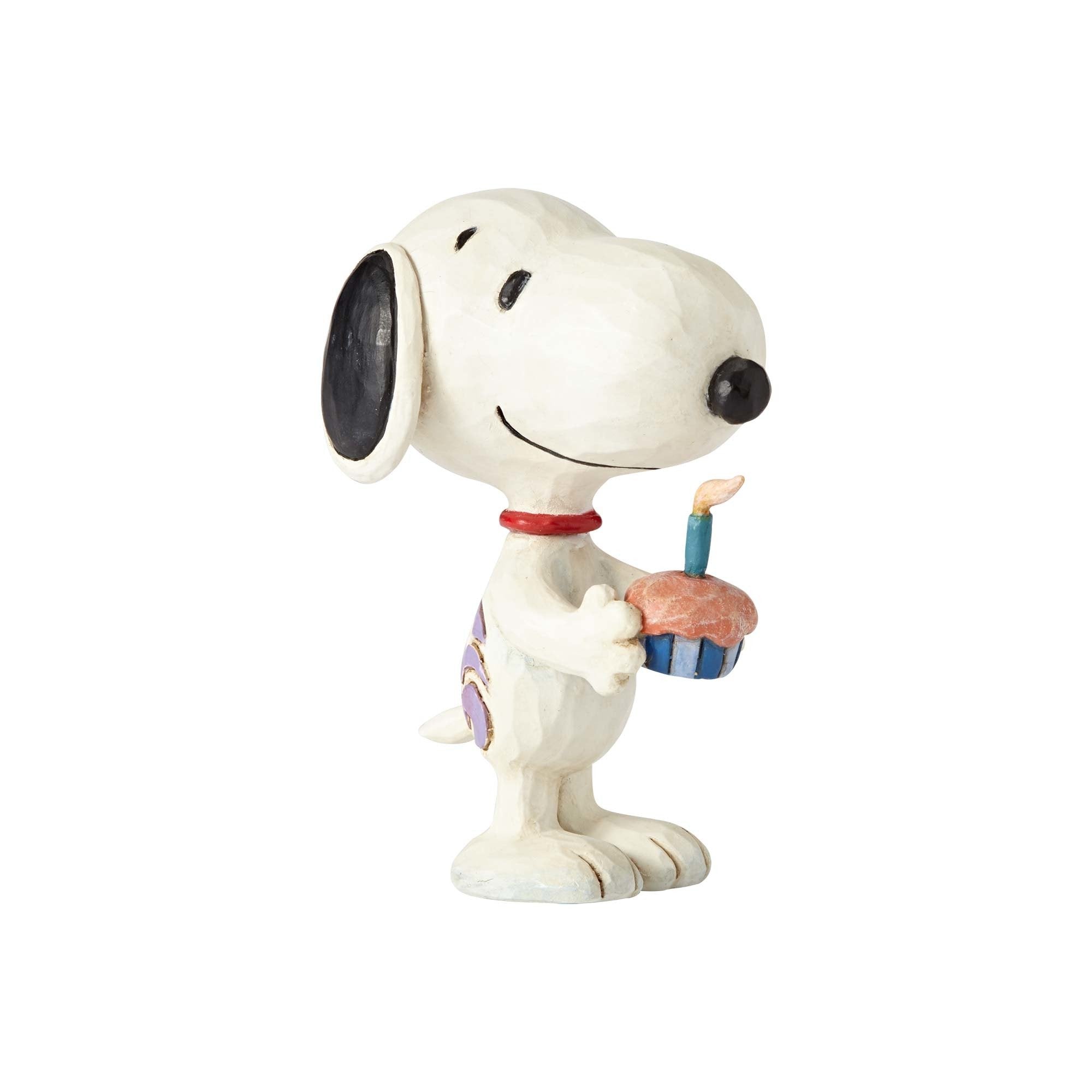 Enesco Jim Shore Snoopy Birthday Mini Figurine 3 Inch Multicolor Collectible - Perfect for Peanuts Fans, Birthday Gifts & Home Decor