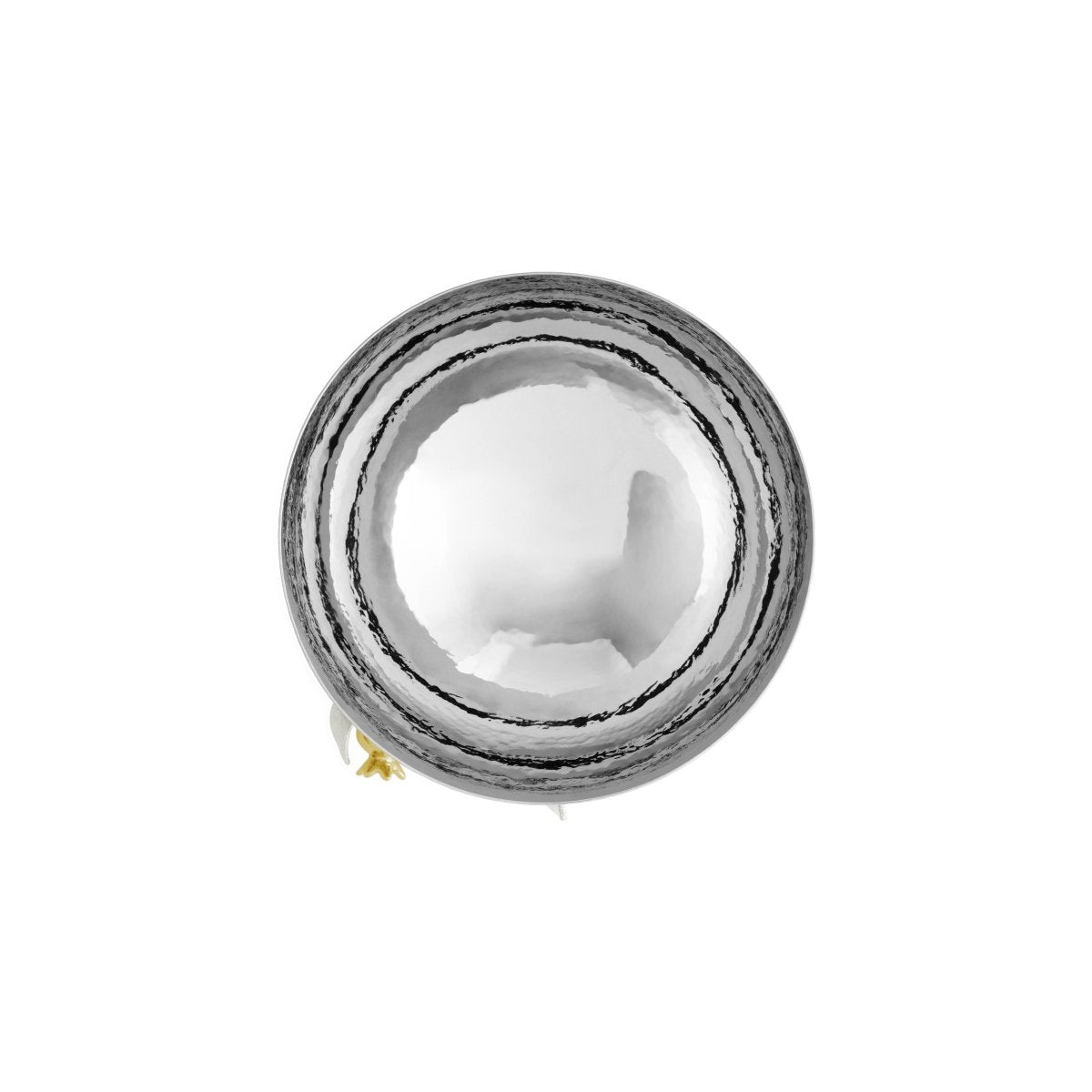 Elegant Pomegranate Silver & Gold Small Bowl - Perfect for Home Decor, Gift Giving & Party Serving | Handcrafted Decorative Bowl for Dining Table, Centerpiece & Display