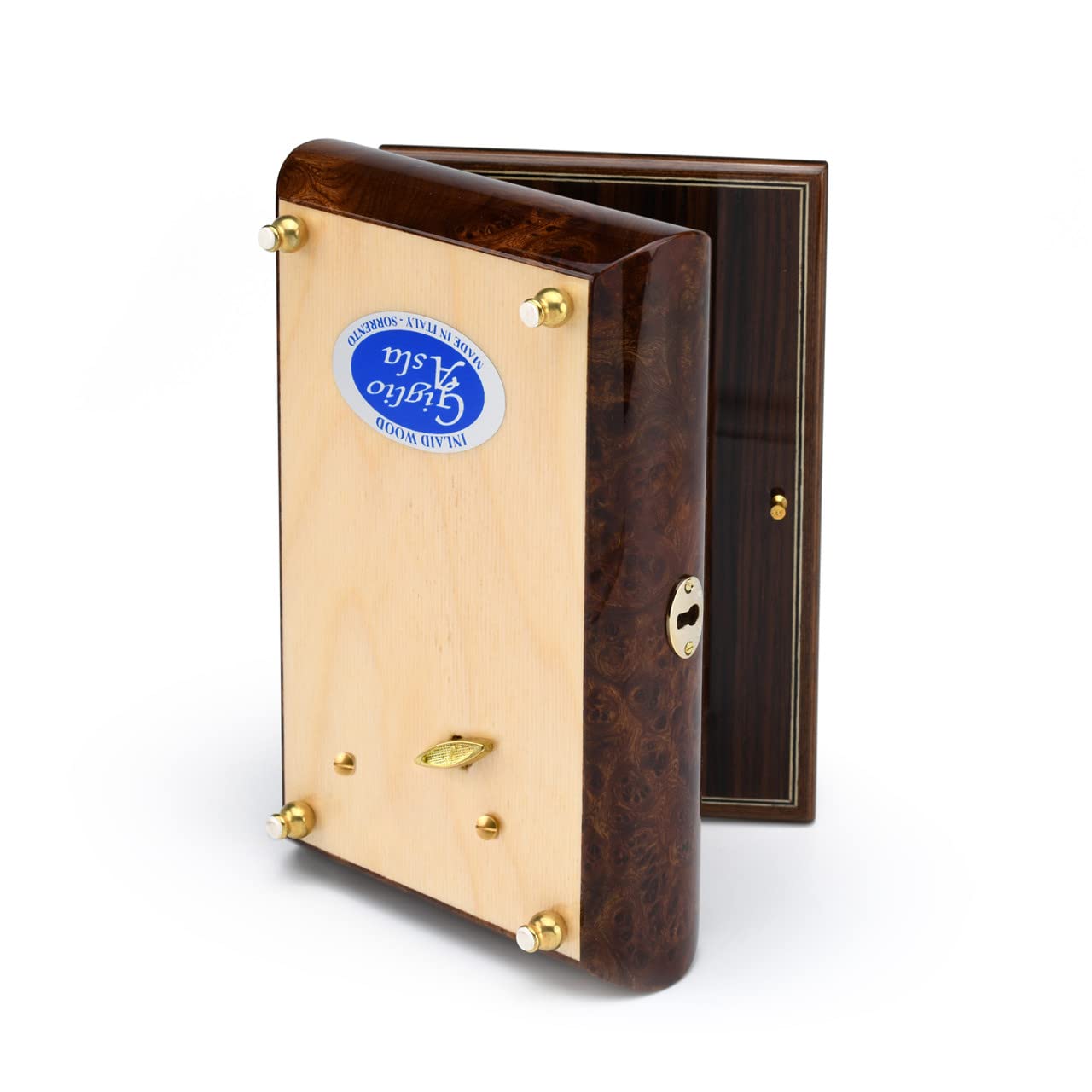 Elegant Italian Musical Jewelry Box with Arabesque Design - Plays Multiple Classic Melodies Including 'I'm A Little Teapot' - Perfect Gift for Birthdays, Anniversaries & Home Décor
