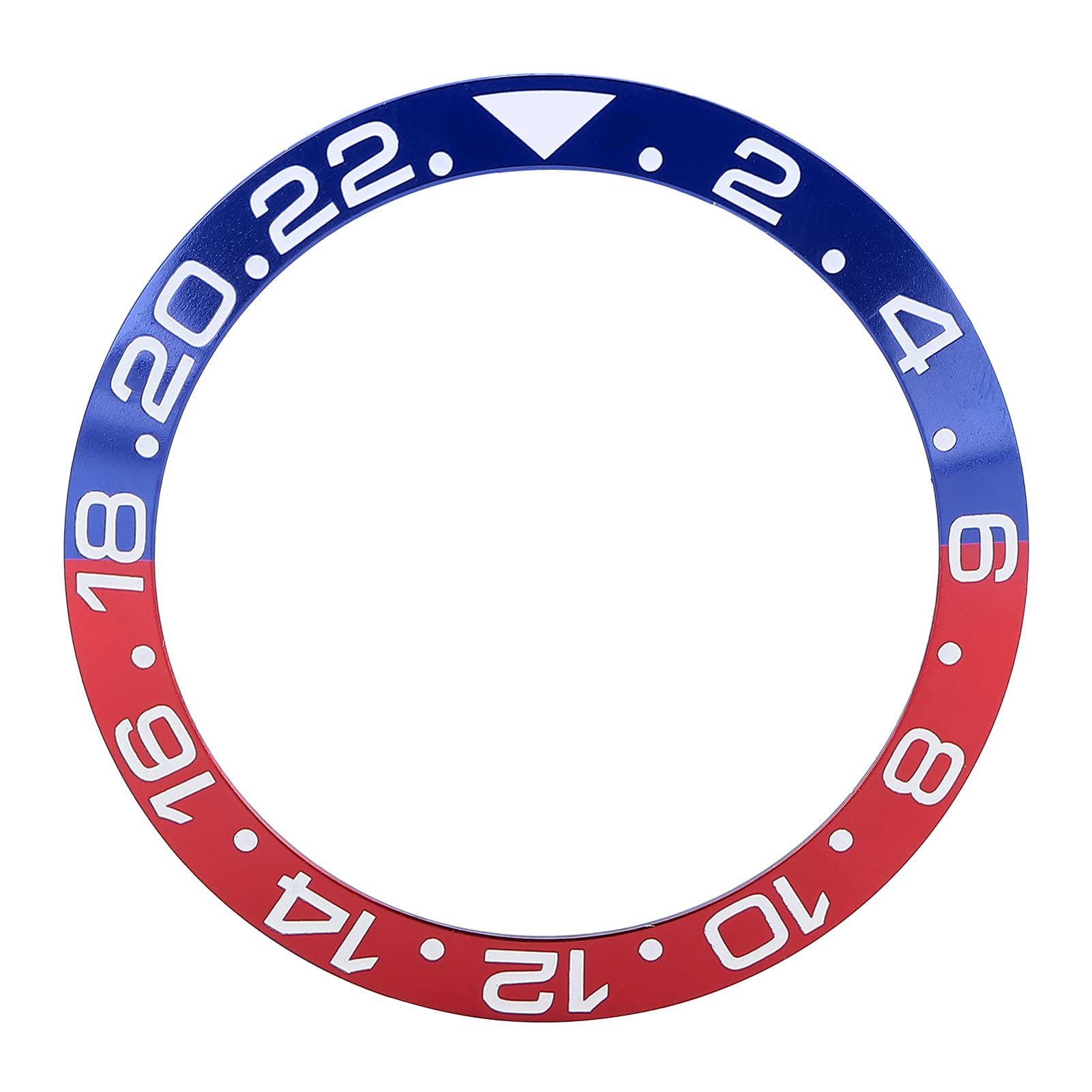 ZJchao Watch Bezel Insert - 1.5 Inch Aluminum Replacement Ring for Professional Watch Repair, DIY Enthusiasts & Luxury Watch Maintenance