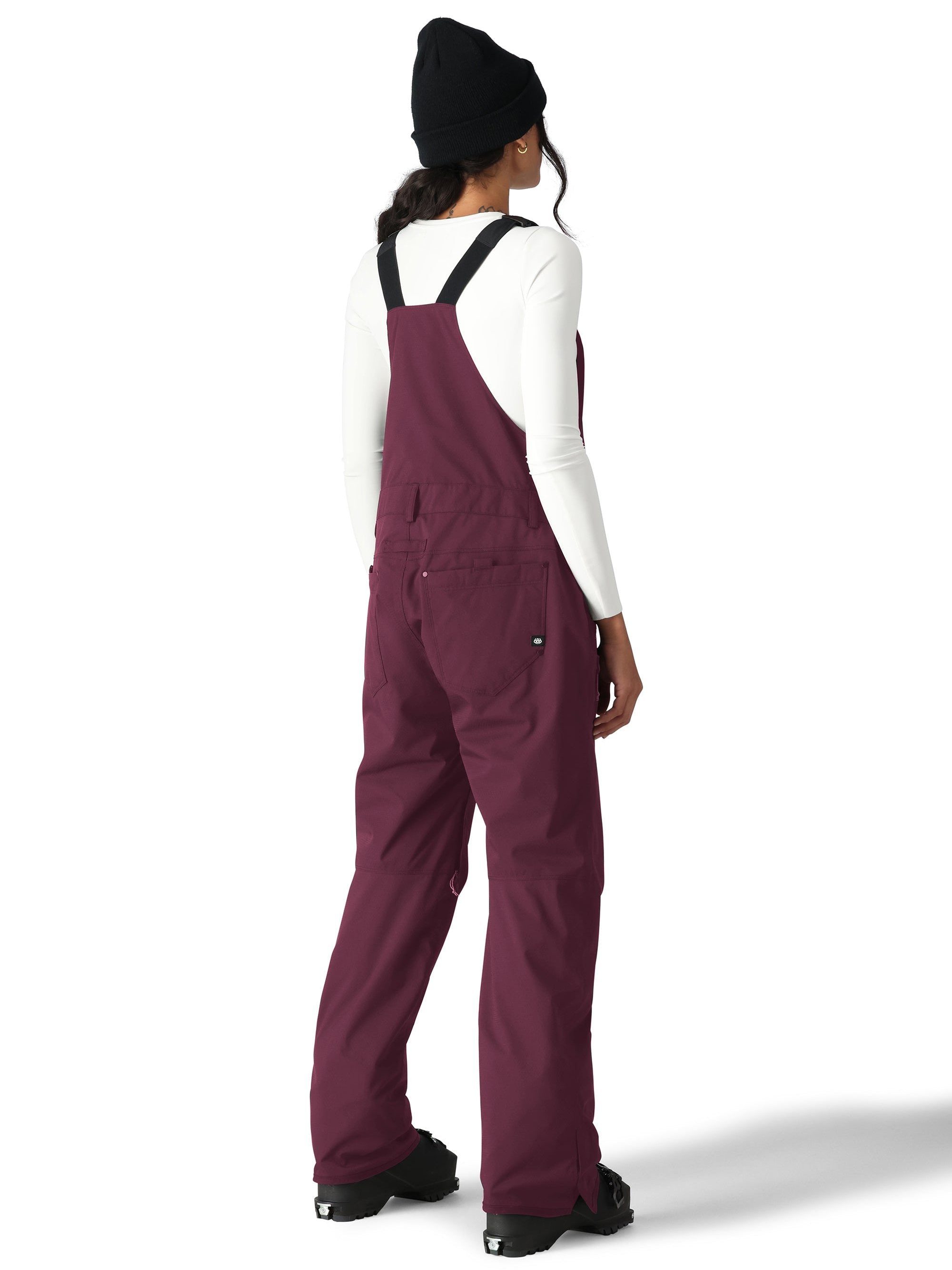 686 Women's Black Magic Insulated Bib Snow Pants - Waterproof Winter Ski Bib Overalls for Snowboarding & Cold Weather (2025) - Perfect for Skiing, Snowboarding & Outdoor Winter Activities