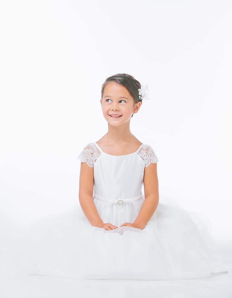 iGirlDress Flower Girl Dress for First Communion, Pageant, Wedding & Birthday - Elegant Party Dress for Special Occasions