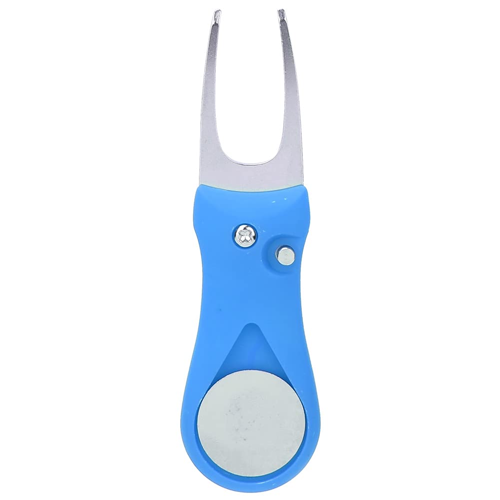 Premium Golf Divot Repair Tool - Heavy Duty Stainless Steel Ball Mark Fixer for Greens - Perfect for Training, Practice & Course Maintenance