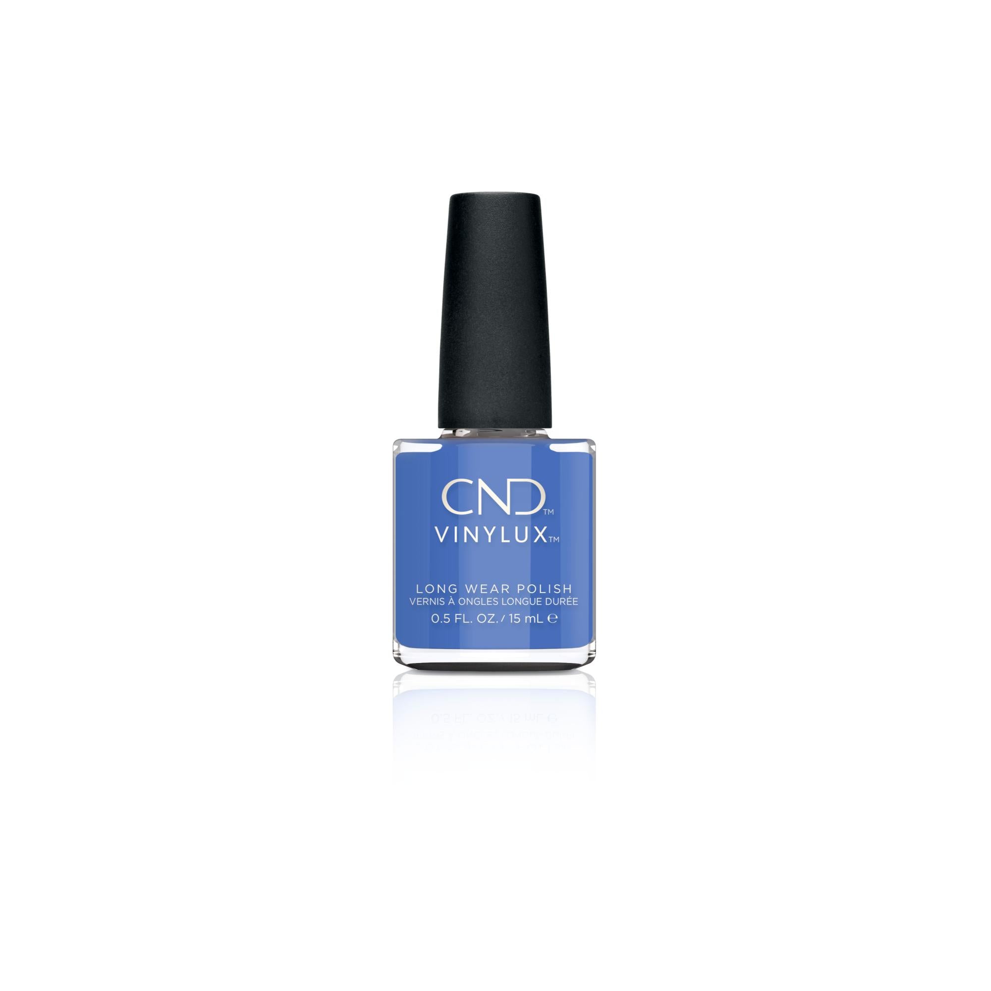 CND Vinylux Long Wear Nail Polish - Motley Blue, 0.5 fl oz - Professional Salon Quality, Chip-Resistant, 7+ Days Shine - Perfect for Manicures, Pedicures & Special Occasions