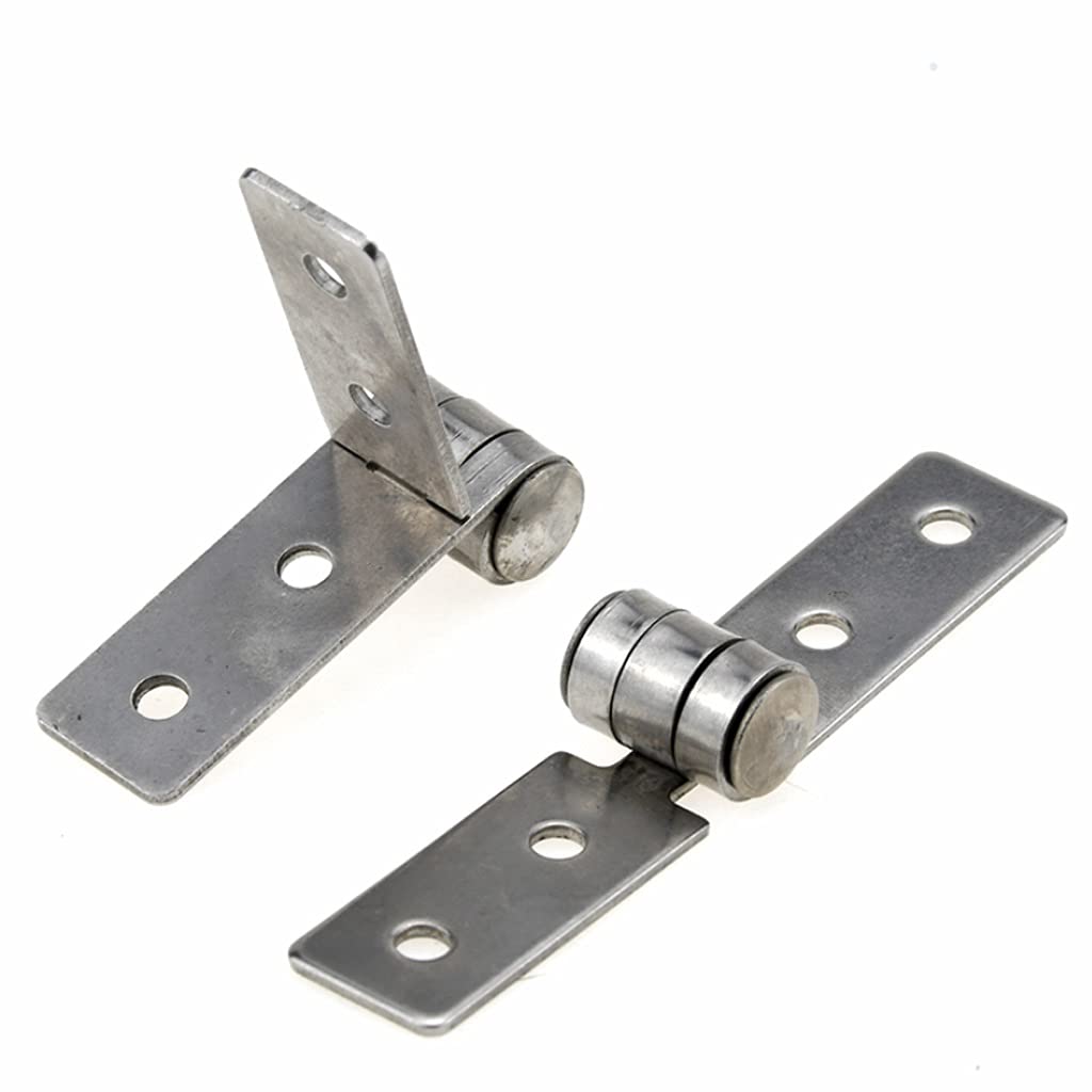 GRETD 10-Piece Stainless Steel Frameless Hinges Set - Heavy Duty Folding & Casement Window Hinges for Balcony Doors & Windows - Durable Door & Window Hardware Accessories - Perfect for Home Improvement & DIY Projects