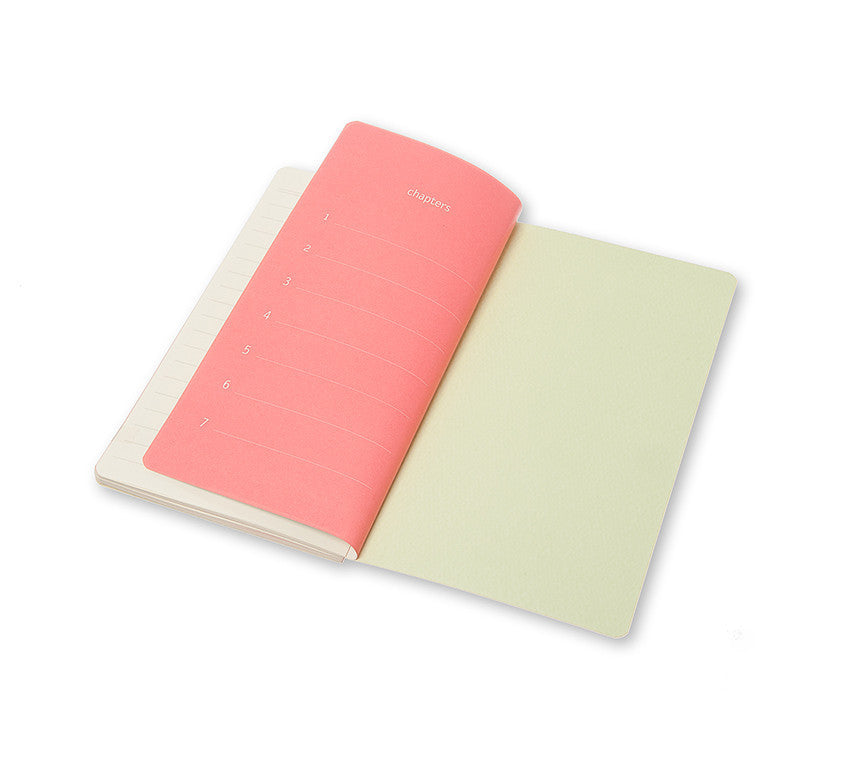 Moleskine Chapters Journal - Ruled Pages, Soft Cover - Perfect for Writing, Note Taking & Daily Planning | Ideal for Students, Professionals & Creative Minds