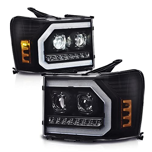 Clear Lens Black Housing Amber Reflector