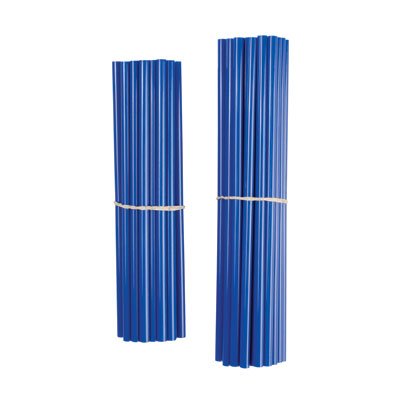 Bykas Dirt Bike Spoke Wraps - Blue Wheel Rim Protectors for KTM 500 EXC (1992) | Off-Road Motorcycle Accessories for Trail Riding & Motocross