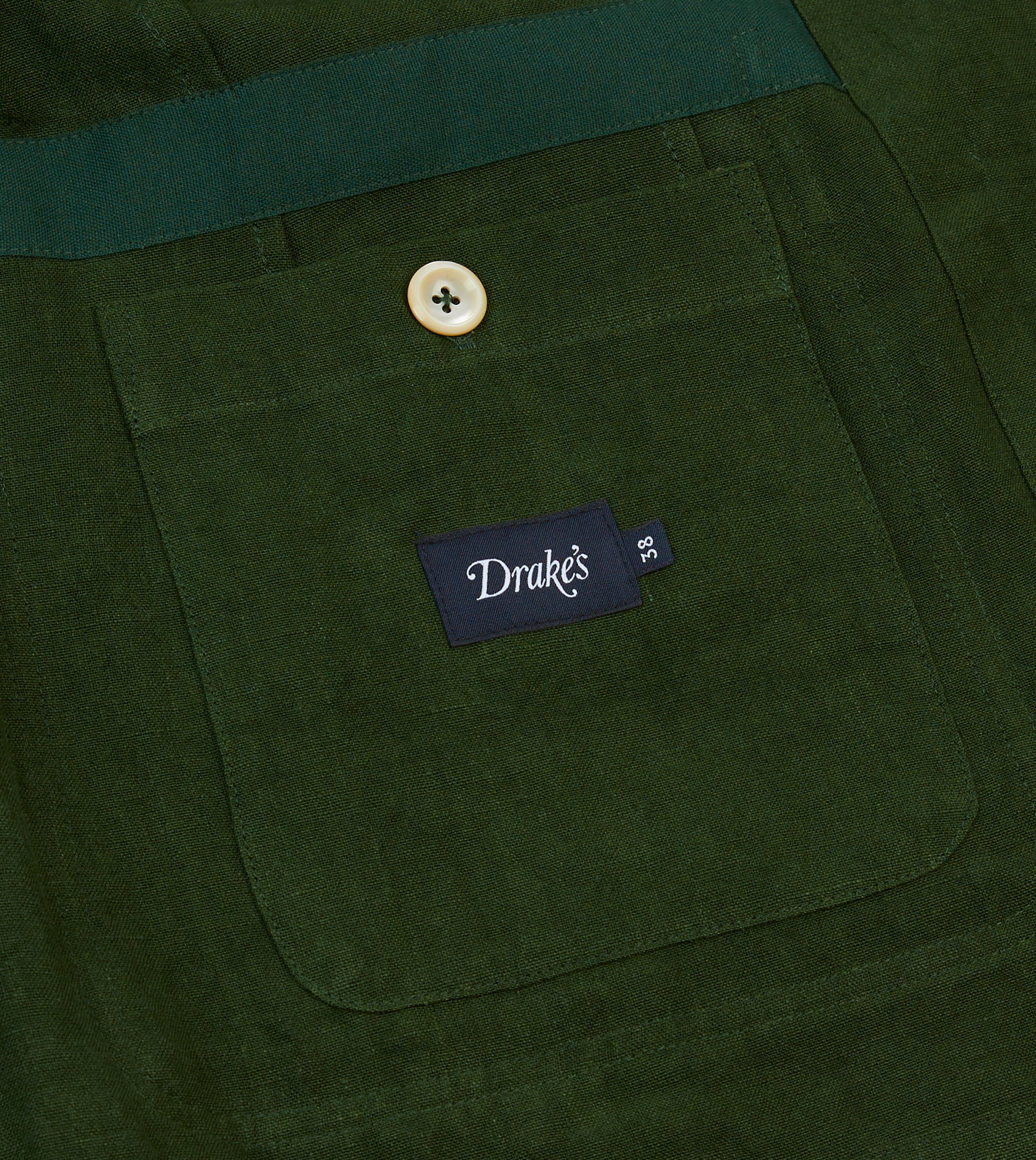 Green Linen Games Blazer Mk. III - Premium Men's Casual Jacket for Gaming & Lounge Wear | Comfortable & Stylish Outerwear for PC Gaming, Esports & Relaxing at Home