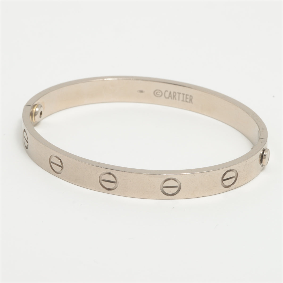 Cartier Love Bracelet 16 - 18K White Gold with Classic Screw System - Perfect for Anniversaries, Weddings & Special Occasions
