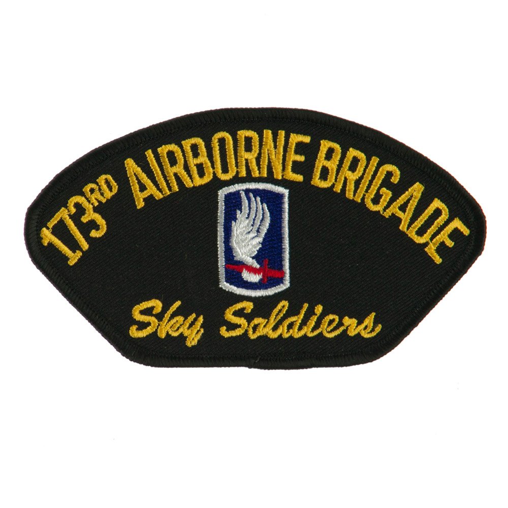 173rd Airborne Military Large Patch - Embroidered Badge for Uniforms, Jackets & Caps | W03S10D | Collectible Army Patch for Veterans & Enthusiasts