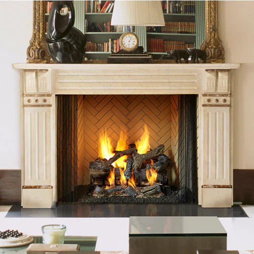 Majestic Ashland 36-Inch Wood Burning Fireplace - ASH36 - Classic Indoor Fireplace for Cozy Living Rooms & Rustic Cabins