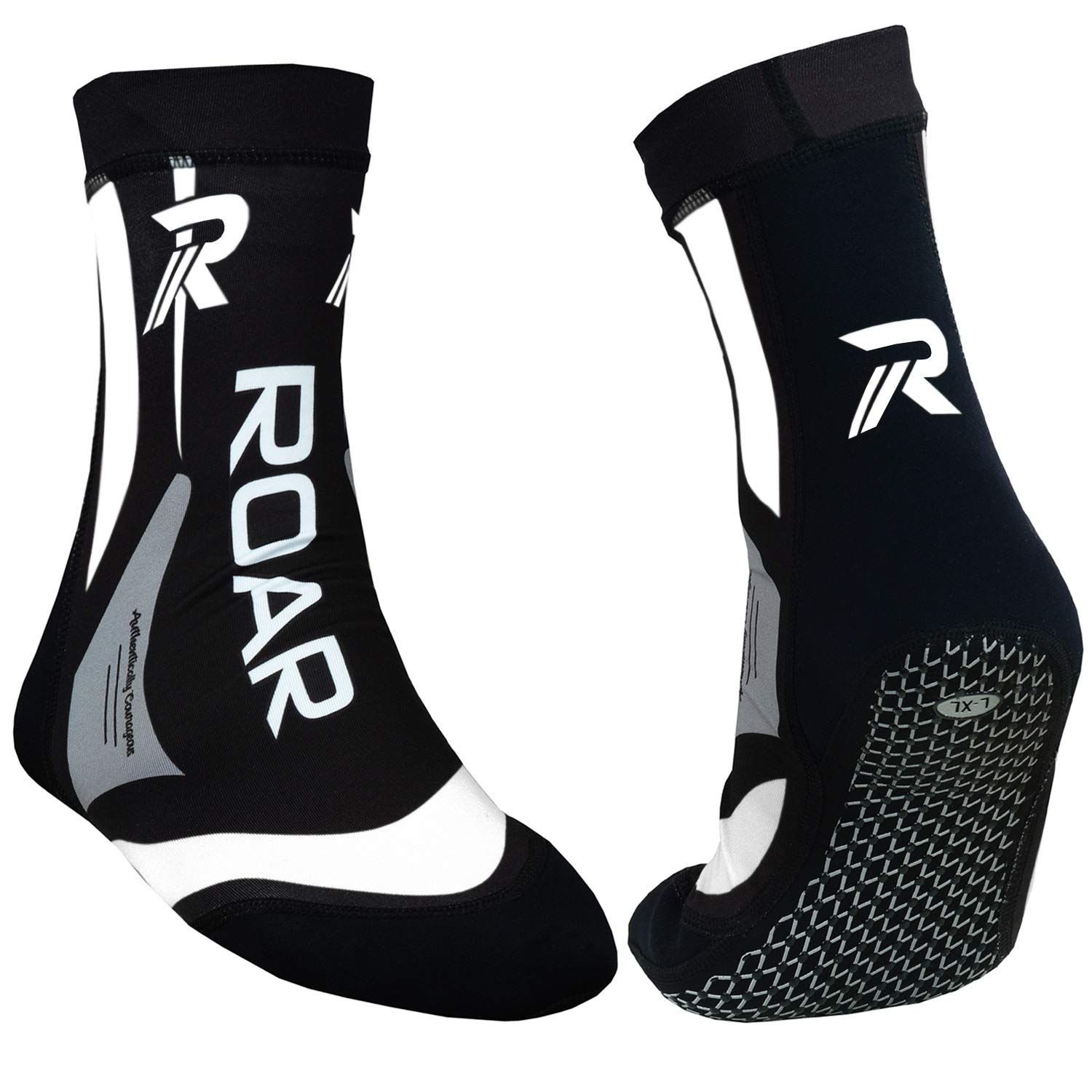 Roar Neoprene Socks for MMA, Boxing & Gym Training - 2MM Thermo Ankle Brace Support Socks for Men | Perfect for Combat Sports, Weightlifting & Injury Prevention