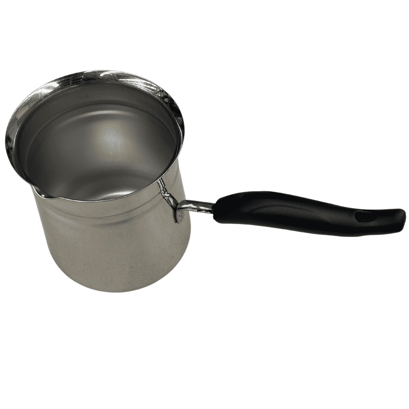 1.2L Stainless Steel Turkish Coffee Pot with Handle - Milk Warmer Jug for Stovetop & Camping - Perfect for Turkish Coffee, Tea, and Hot Chocolate Making