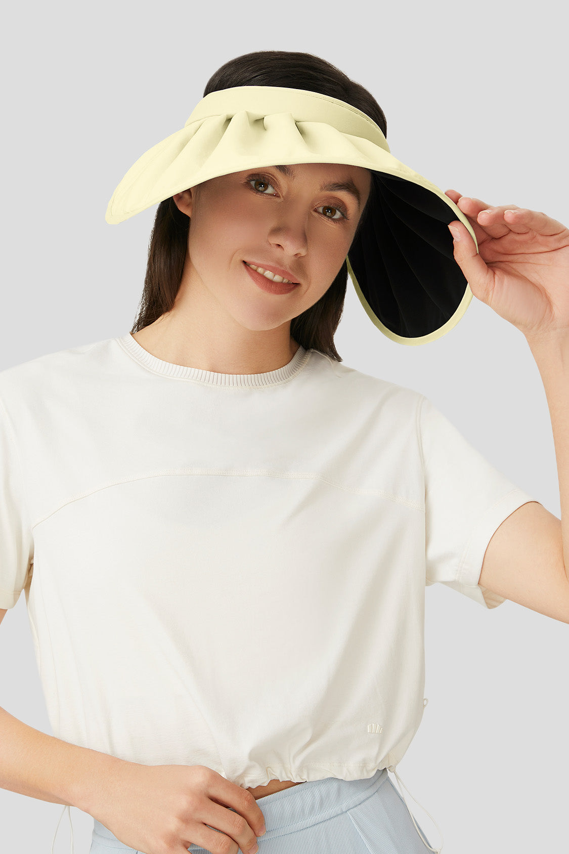 Yuni Women's UPF50+ Sun Hat - Wide Brim Shell Beach Hat for Summer Outdoor Activities, Travel, and Gardening