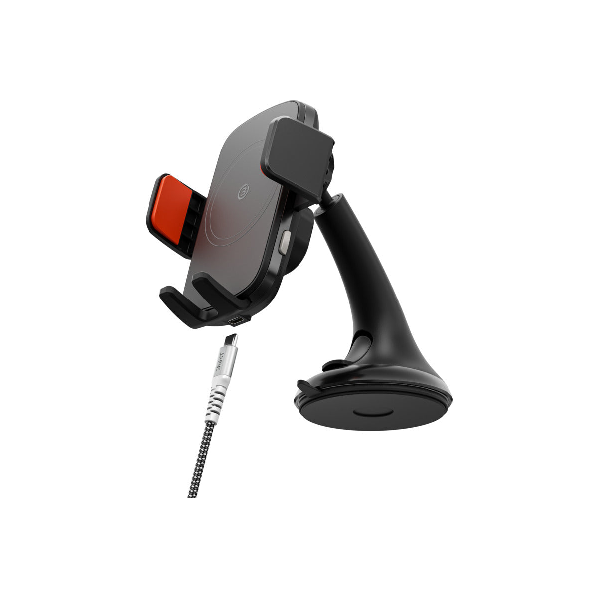 3sixT Premium Wireless Car Phone Holder - 2-in-1 Motorized Charging Mount for iPhone & Android | Perfect for GPS Navigation & Hands-Free Driving