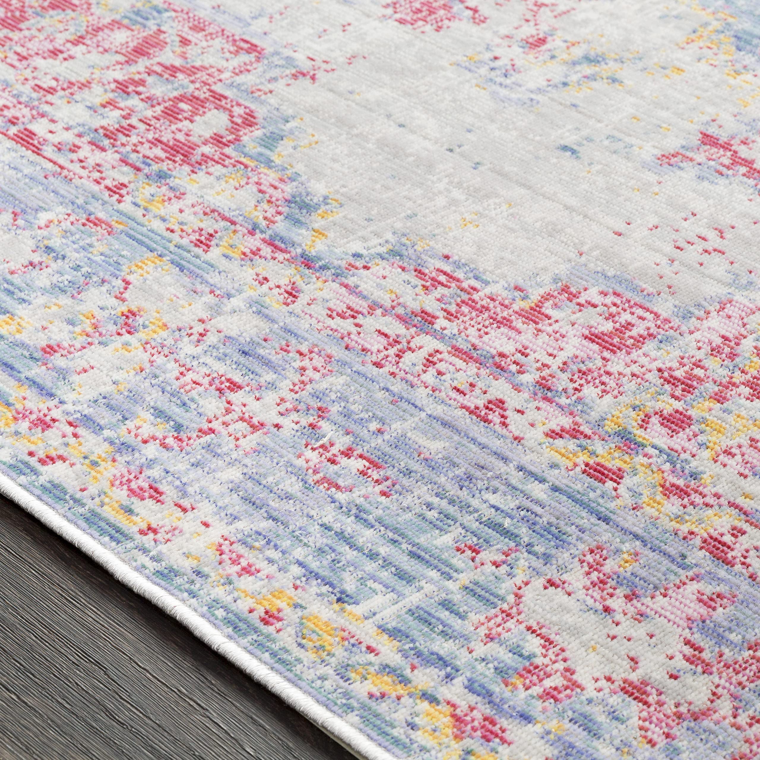 Mark&Day Traditional Blue Runner Rug 3x8 - Non-Slip Hallway, Kitchen, Bedroom & Living Room Carpet (2'11