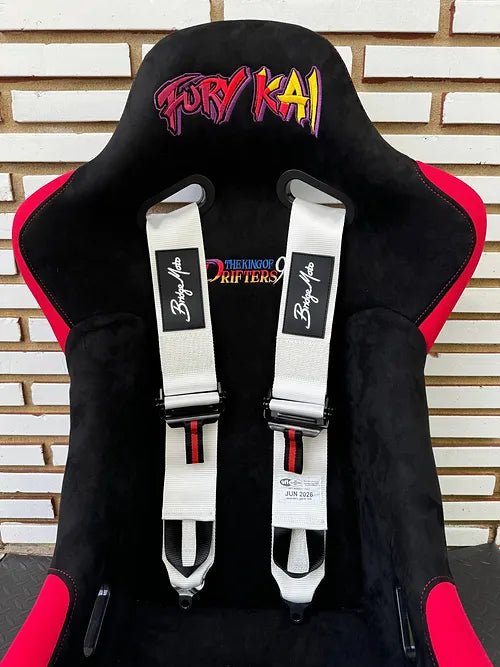 Bridgemoto SFI Approved 4 Point & 5 Point Racing Harness with Cam Lock - High Performance Safety Harness for Motorsports, Drifting, and Track Racing