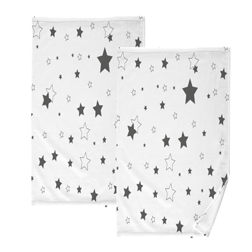 Stars Black White