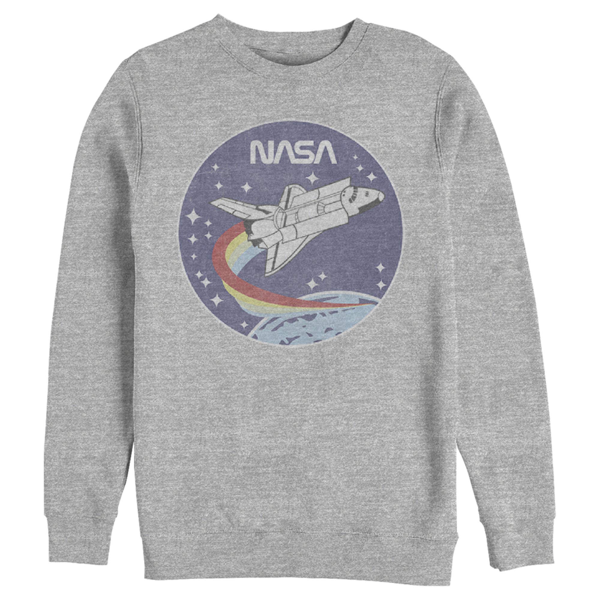 NASA Space Rocket Graphic Men's Sweatshirt | Comfortable Pullover Hoodie for Casual Wear & Space Enthusiasts