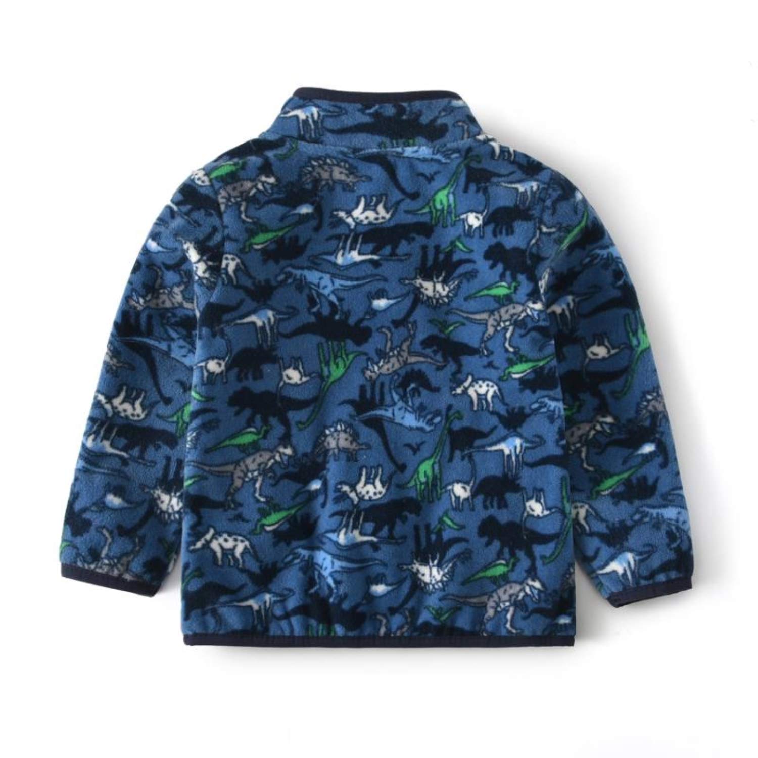 Toddler Boys' Fleece Jacket with Full Zipper - Soft Printed Outerwear for Winter & Fall - Perfect for Playdates, Preschool & Outdoor Adventures