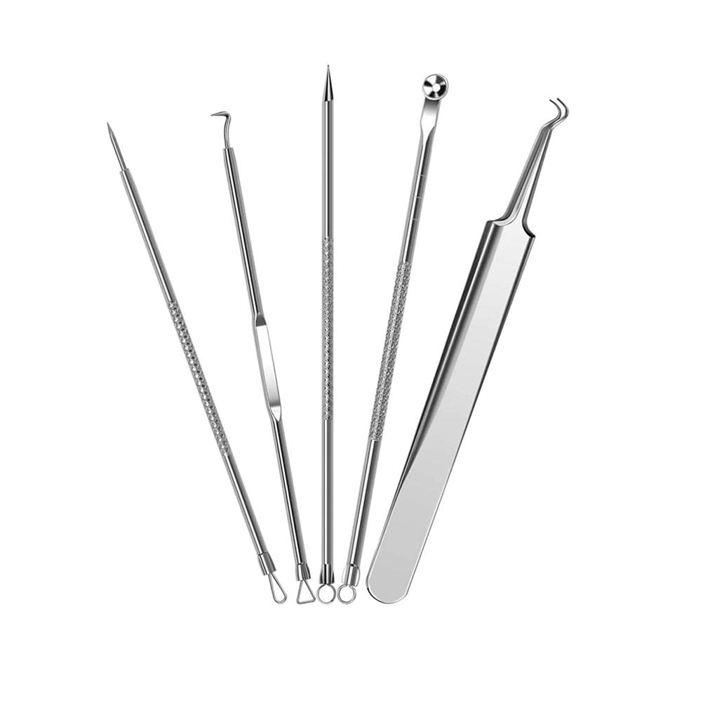 Azusumi Blackhead Remover Tool - 14-in-1 Stainless Steel Blackhead Extractor Kit for Face & Nose - Perfect for Acne Treatment, Pore Cleansing & Skincare Routine