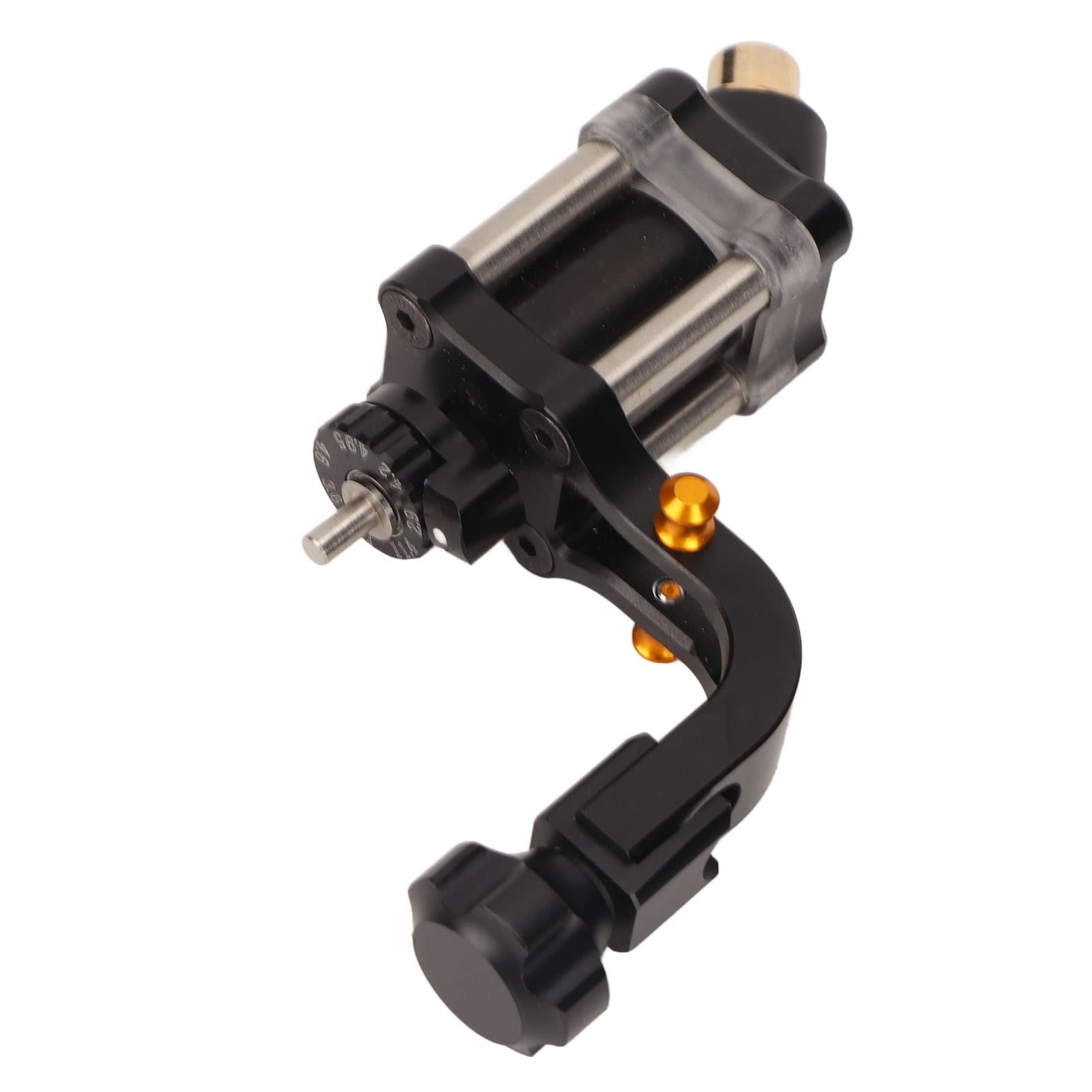 Professional Tattoo Machine - Portable Ergonomic Space Aluminum Tattoo Gun for Artists & Salon Use - Perfect for Tattooing, Permanent Makeup & Body Art (Black)