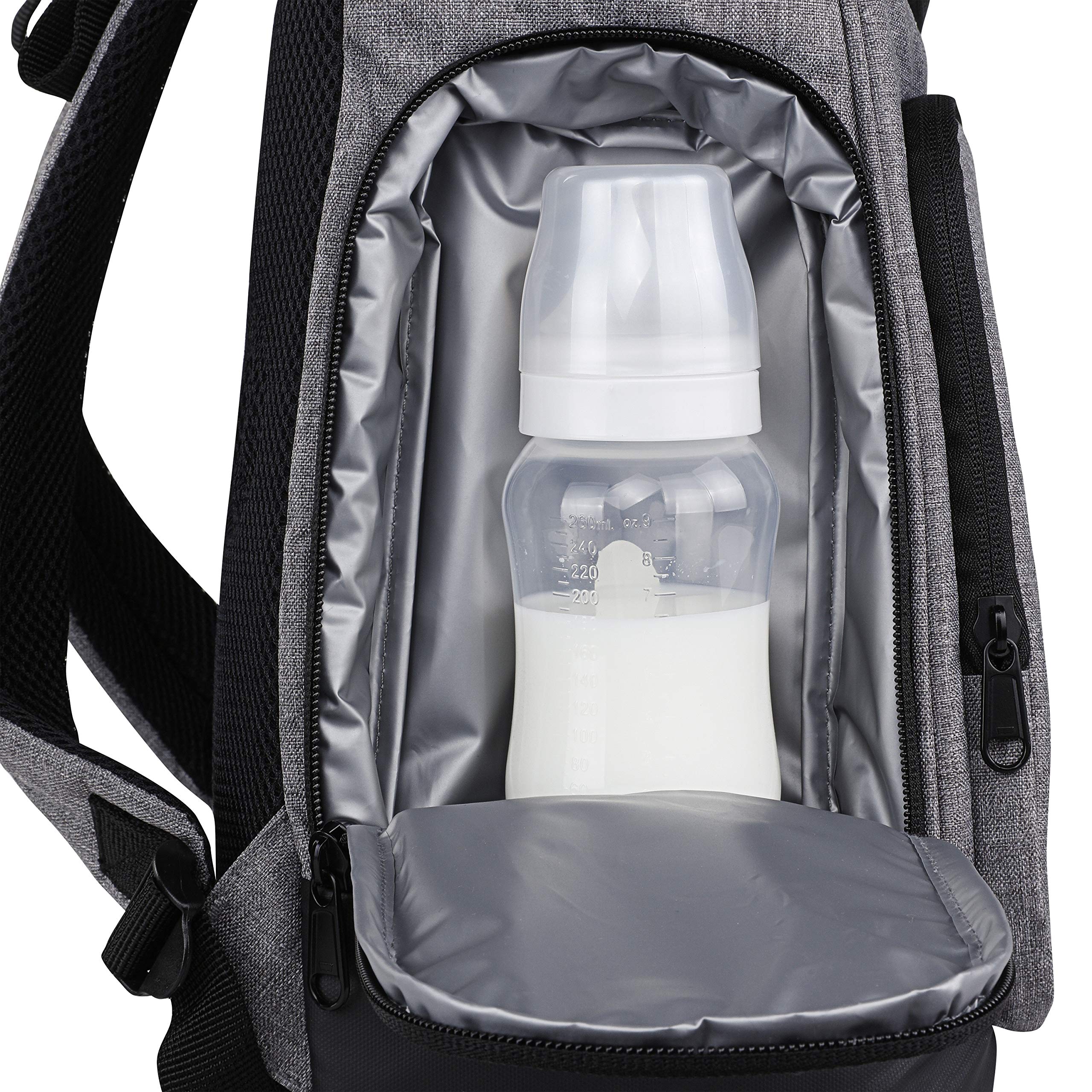 Levi's Kids Big Boys Diaper Bag - Black Diaper Backpack for Toddlers & Babies - Waterproof & Spacious for Daycare, Travel & Outings
