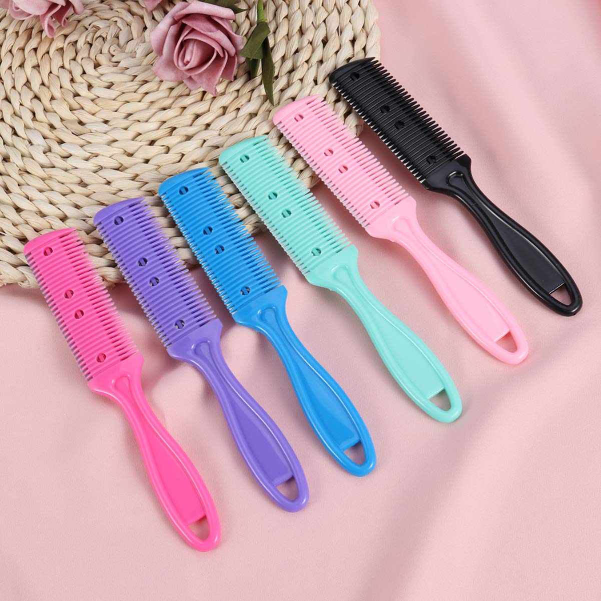 Professional Hair Clipper Comb & Razor Kit - Slim Haircut Shaper Tool for Men & Women - Barber Scissors & Blade for Precision Styling at Home or Salon
