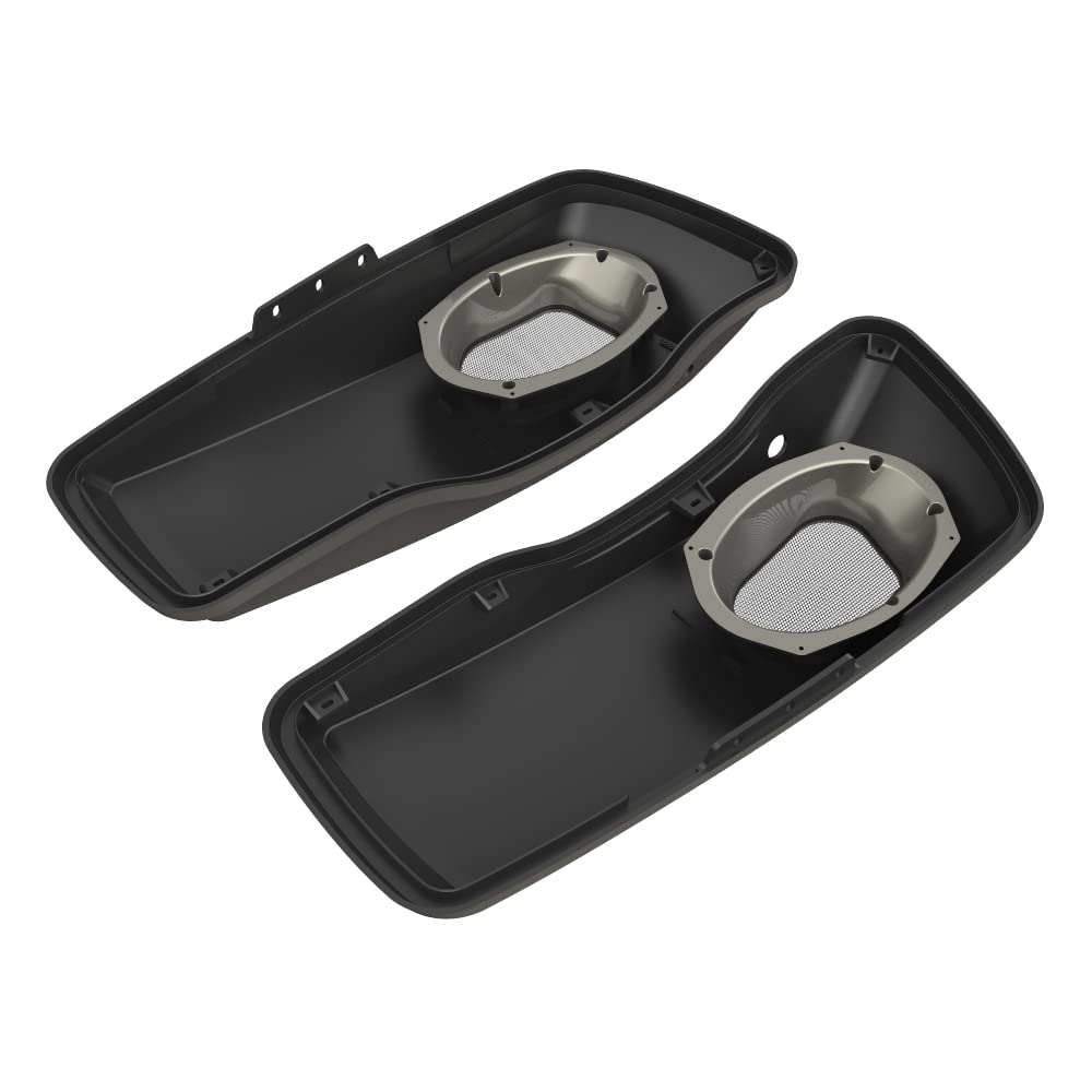 Premium 6X9 Saddlebag Speaker Lids for 2014-2023 Harley Davidson Touring - Color Matched Replacement Covers - Perfect for Road Trips & Audio Upgrades