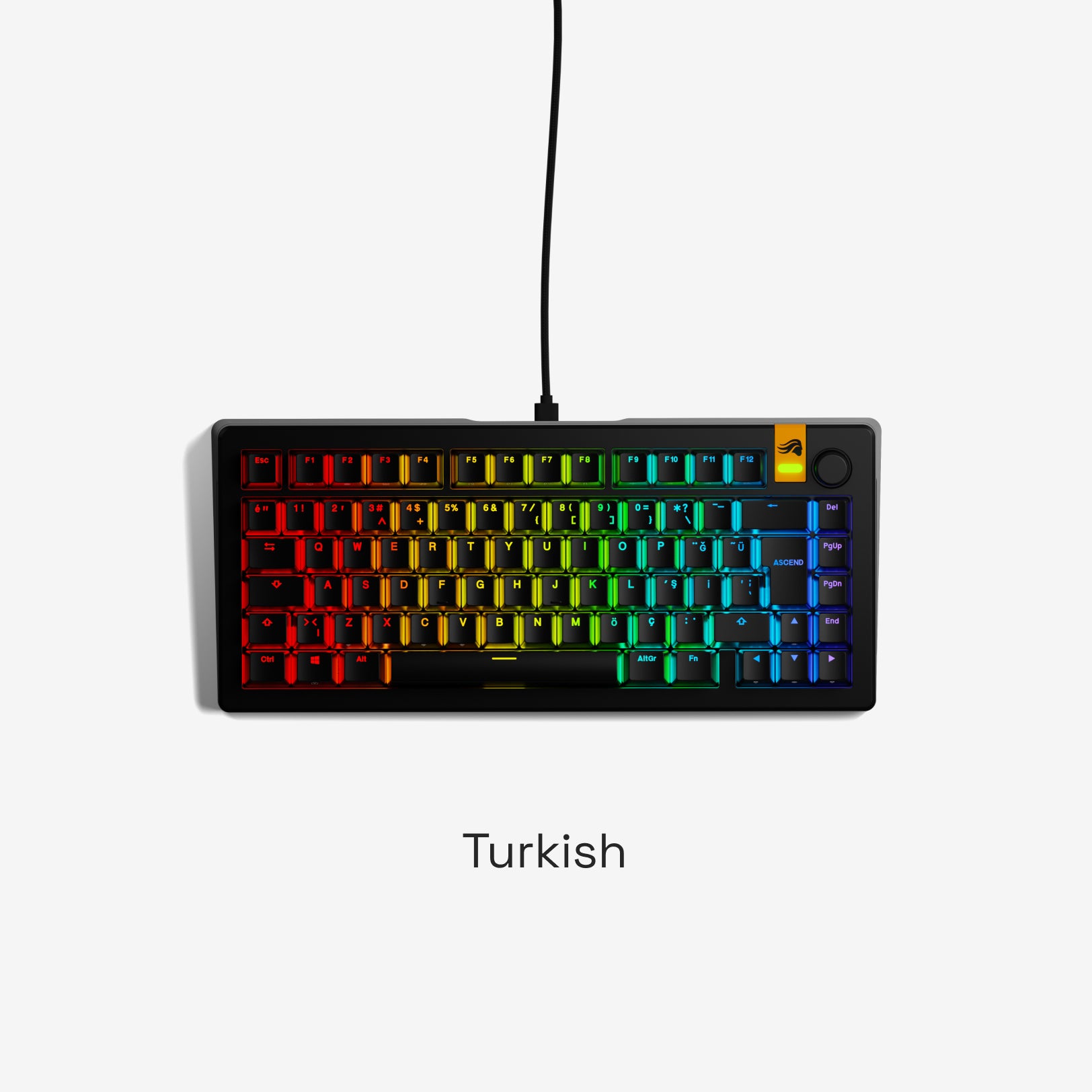 GMMK 3 HE Prebuilt Mechanical Gaming Keyboard - Hot-Swappable RGB Backlit Wired Keyboard for PC, Mac, PS5 - Perfect for Esports, Typing & Office Work