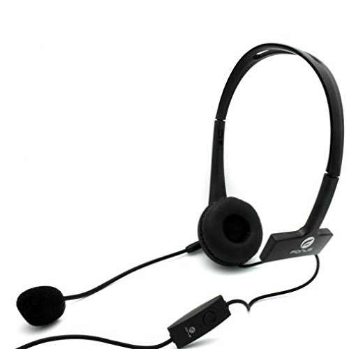 Wired Mono Headphone with Microphone - 3.5mm Single Earbud Headset, Over-The-Ear Design, Hands-Free Call Compatible with Kyocera DuraXV Extreme - Perfect for Construction, Warehouse & Outdoor Work