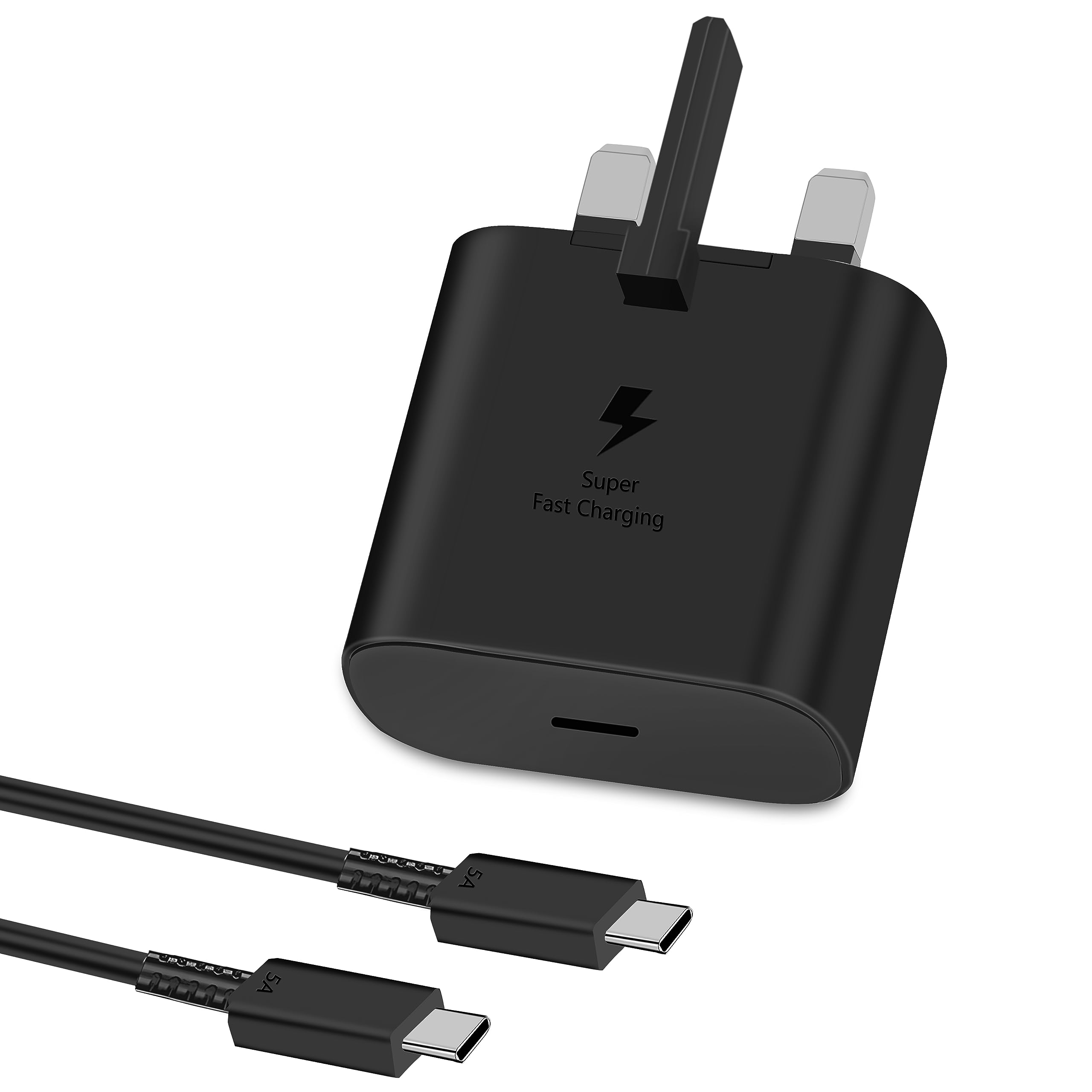 Chargeway 25W Fast Charger with 6FT USB-C Cable - Quick Charge for Samsung Galaxy S23/S22/S21, Note 20, A Series & USB-C Devices - Perfect for Travel, Office & Home Charging
