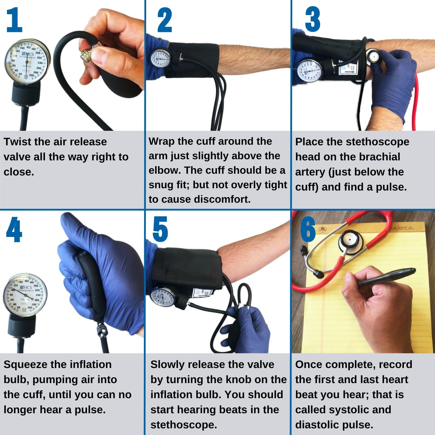 Extra Large Blood Pressure Cuff for Adults - XL Manual BP Monitor Arm Cuff with Aneroid Sphygmomanometer - Medical Grade Home Use & Elderly Care - Includes Carrying Case - Ideal for Home Health Monitoring and Senior Care